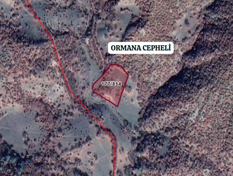 KÜTAHYA DOMANİÇ ÇUKURCA/ILICAKSU KÖYÜ’NDE 5.379 M² TARLA SATILIKTIR - KÜTAHYA DOMANİÇ fotoğraf 5